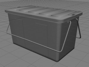 plastic box Modello 3D