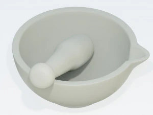 Pestle and Mortar 3D Model