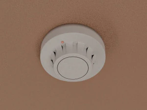 Smoke Alarm 3D Model