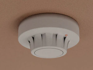 Smoke Alarm 3D Model