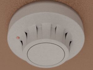 Smoke Alarm Modelo 3D