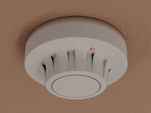 Smoke Alarm Modelo 3D