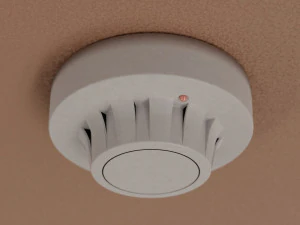 Smoke Alarm 3D Model