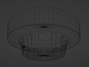 Smoke Alarm 3D Model