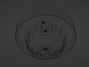 Smoke Alarm 3D Model