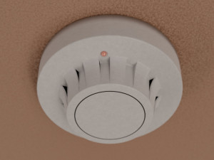 Smoke Alarm Modelo 3D