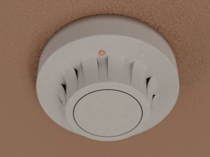 Smoke Alarm 3D Model
