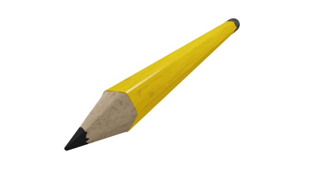 Pencil 3D 模型 .c4d .max .obj .3ds .fbx .stl .blend 