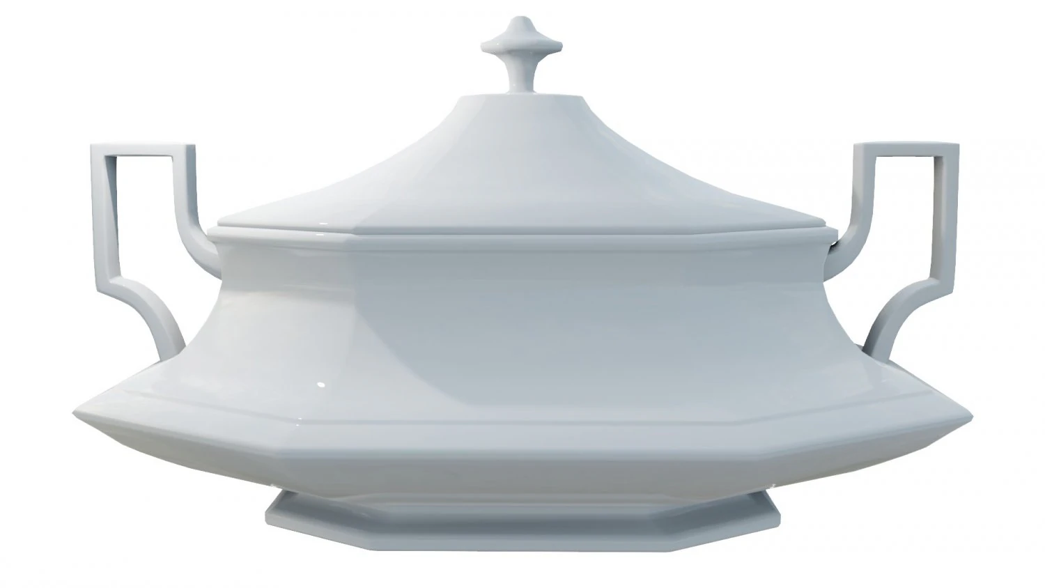 Serving Dish 3D Model .c4d .max .obj .3ds .fbx .stl .blend