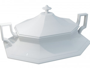 Serving Dish Model 3D