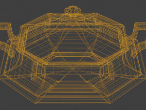 Serving Dish Model 3D