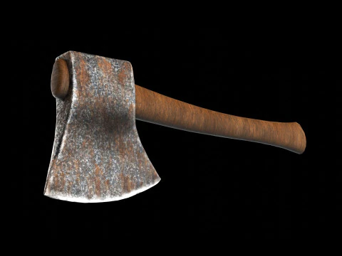 Rusty Axe 3D Model