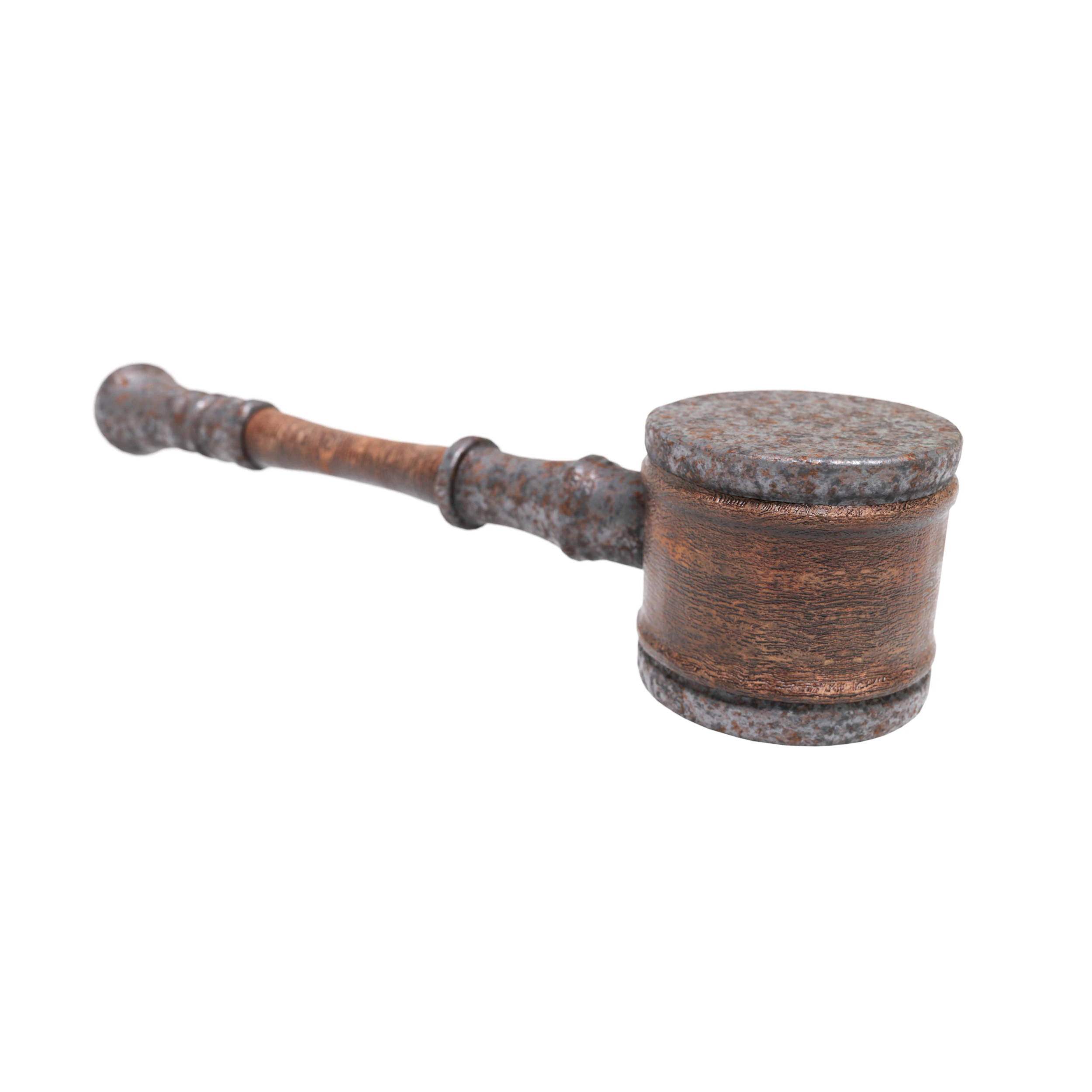 Rusty Mallet 3D Model .c4d .max .obj .3ds .fbx .stl .blend 
