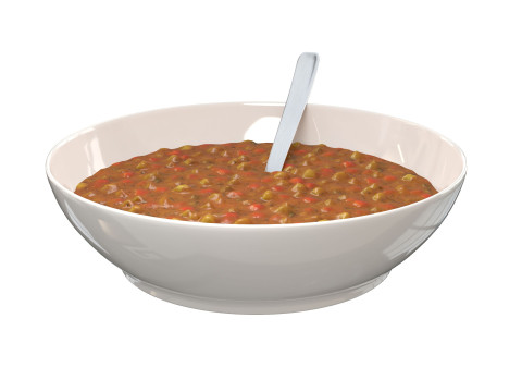 Semangkuk Sup Model 3D