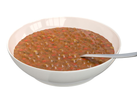 Semangkuk Sup Model 3D