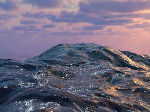 Oceaan 8K PBR-textuur CG Texturen