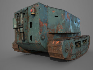 little willie Modello 3D