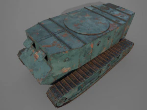 little willie 3D Model