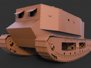 little willie Modello 3D