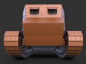 little willie Modello 3D
