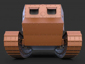 little willie 3D Model