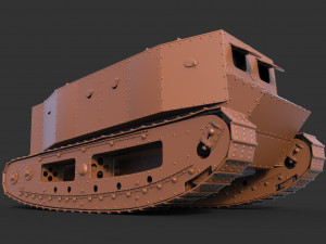 little willie Modello 3D