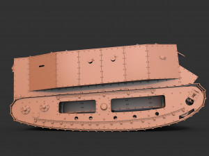 little willie Modello 3D