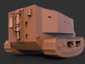 little willie Modello 3D