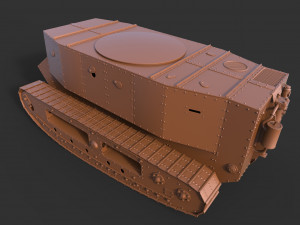 little willie Modello 3D