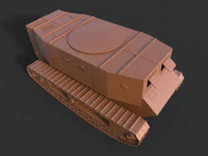 little willie 3D Model