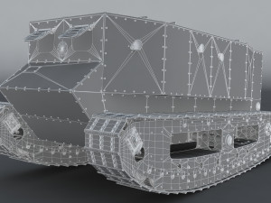 little willie Modello 3D