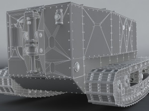 little willie Modello 3D