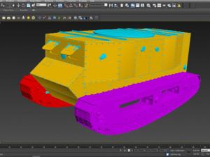 little willie Modello 3D