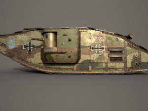 mark iv male 3D 模型