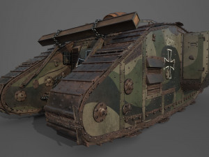 mark iv male 3D 模型