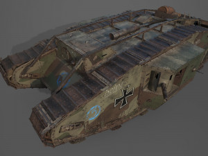 mark iv male 3D 模型
