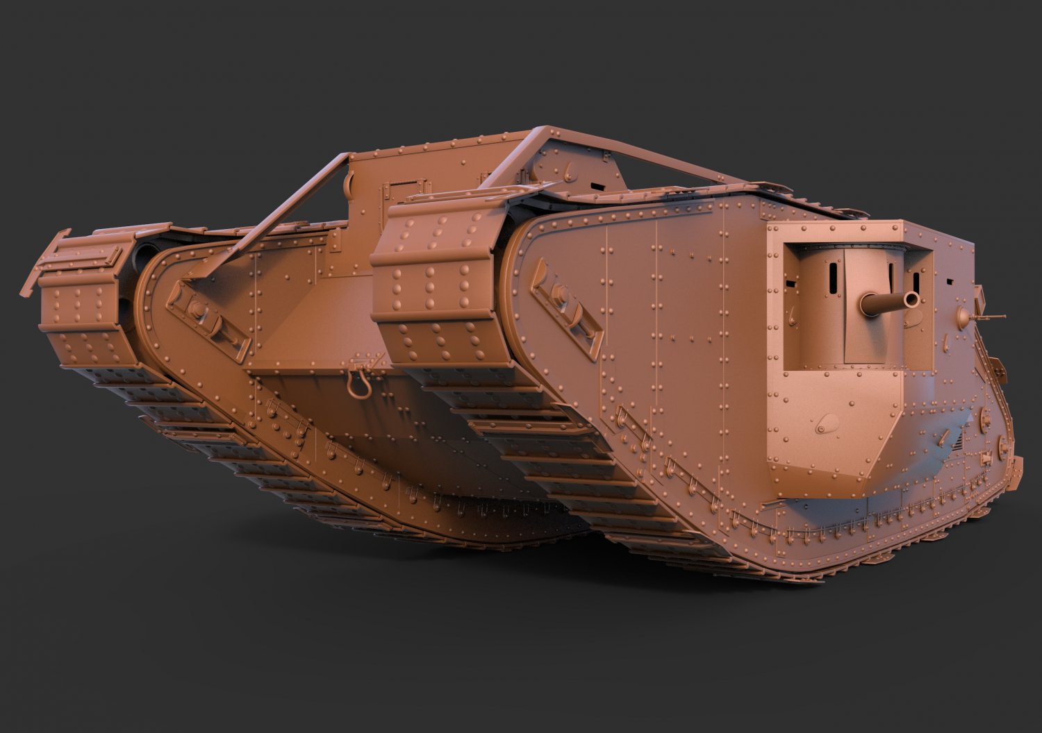 Mark iv vs. Mark 3 танк.