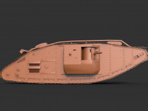 mark iv male 3D 模型
