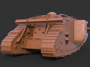 mark iv male 3D 模型