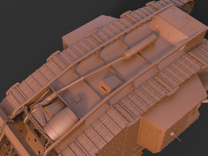 mark iv male 3D 模型