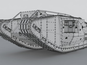mark iv male 3D 模型