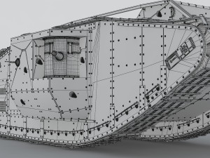 mark iv male 3D 模型