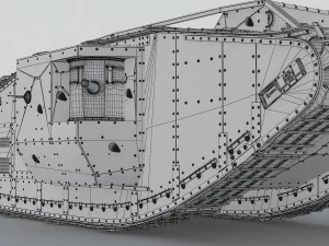 mark iv male 3D Model