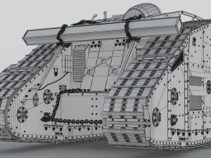 mark iv male 3D 模型