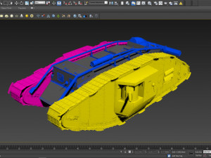 mark iv male 3D 模型
