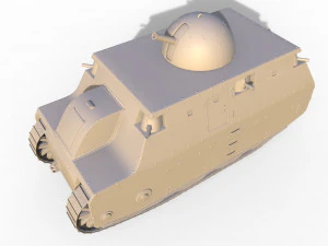 fiat 2000 3D Model
