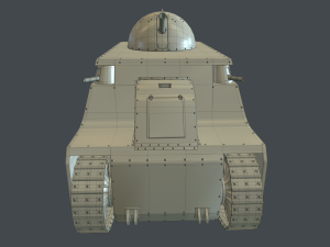 fiat 2000 3D 모델