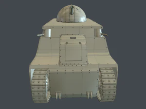fiat 2000 3D Model