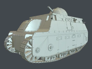 fiat 2000 3D Model