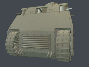 fiat 2000 3D Model